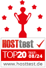 hosttest.de - Top 20 August 2024